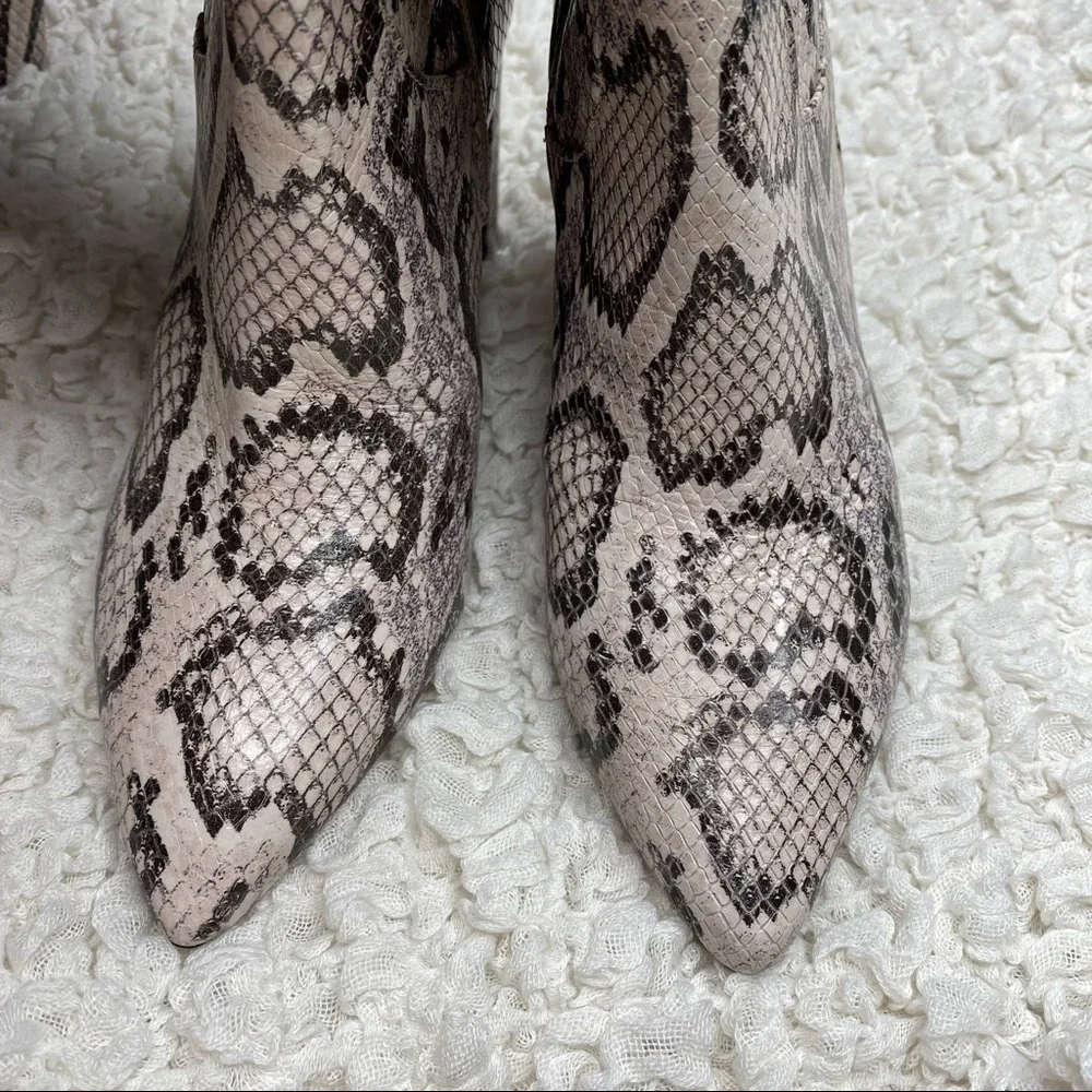 Antonio Melani Mckenda Snake Print Boots Size 6 M - Picture 4 of 6